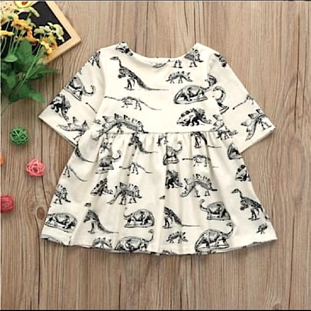 Like new! Baby/Toddler Dino Print Dress/Tunic Top